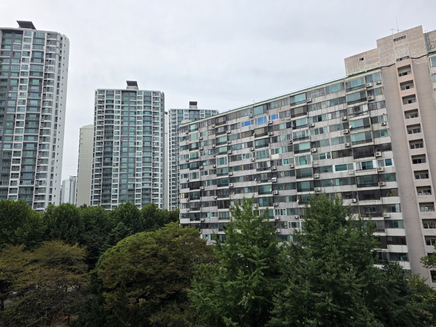 잠실주공5단지 건물과 단지 전경